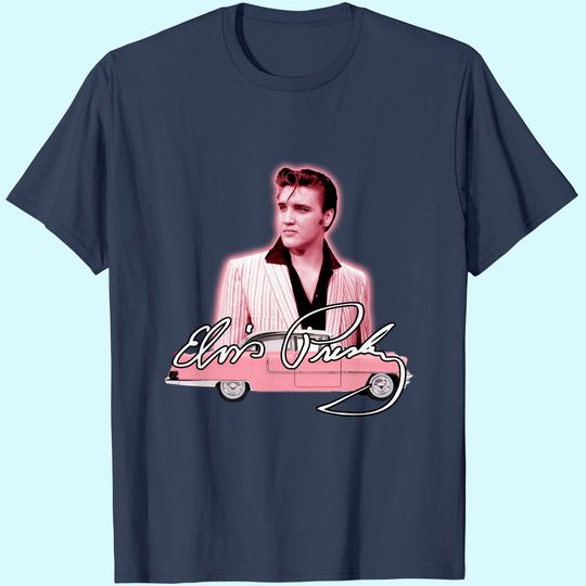 Discover Elvis Pink Classic Car Women's T-Shirt