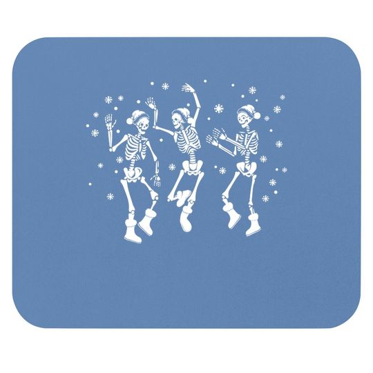 Discover Christmas Dancing Skeleton Party Mouse Pads