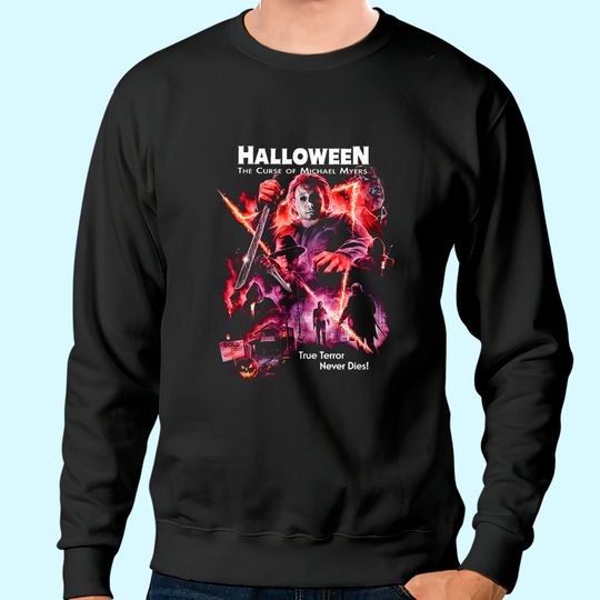 Discover Halloween Horror Movie The Curse of Michael Myers Sweatshirt