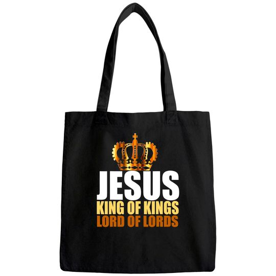Discover Christerest: Jesus King of Kings Lord of Lords Christian Tote Bag