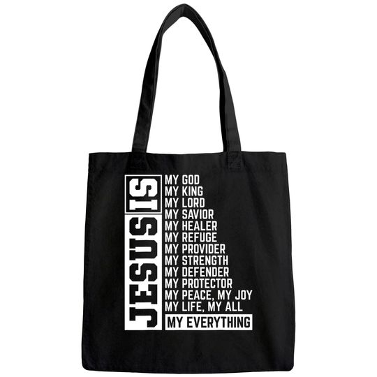 Discover Faith Cross Christian Religious Jesus Lord Gift Jesus Tote Bag