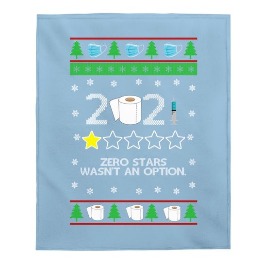 Discover 2021 Christmas Zero Stars Wasn’t An Option Baby Blankets