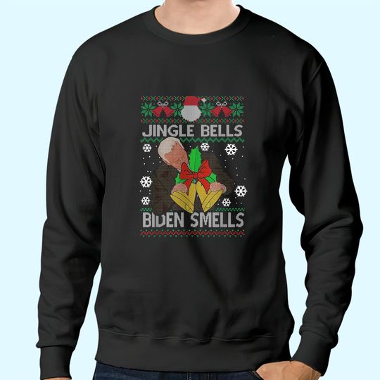 Discover Santa Joe Biden Jingle Bells Sweatshirts