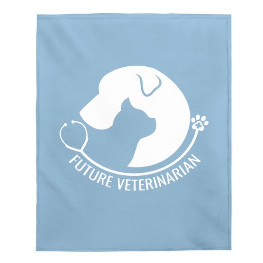 Discover Future Veterinarian Baby Blanket