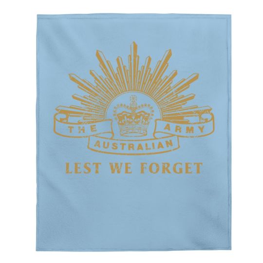 Discover Lest We Forget Baby Blanket