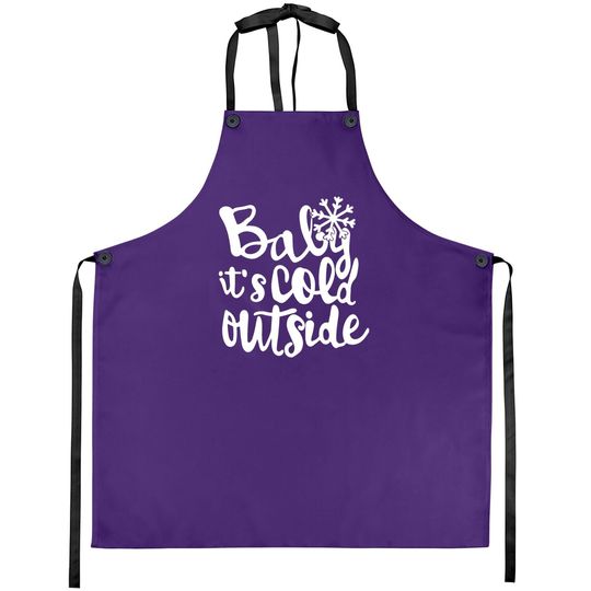 Discover Baby It's Cold Outside Aprons