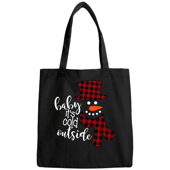 Discover Baby It's Cold Outside Remimi Girl's Christmas Buffalo Plaid Raglan Patchwork Bags