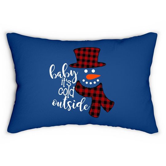 Discover Baby It's Cold Outside Remimi Girl's Christmas Buffalo Plaid Raglan Patchwork Pillows