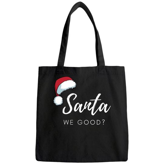 Discover Santa We Good Santa Hat Bags