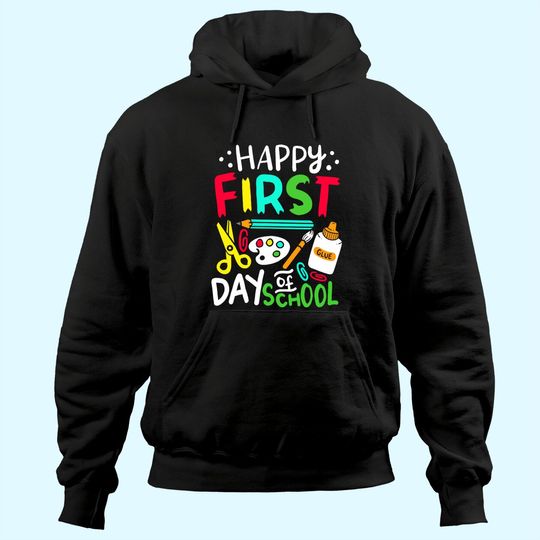 Discover Happy First Day of School Teacher Back to School Student Hoodie
