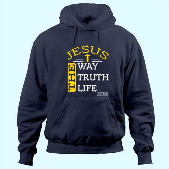Discover Christian Bible Verse 14:6 Gift Hoodie