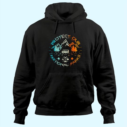 Discover Protect Our US 59 National Parks Preserve Camping Hiking Tee Hoodie