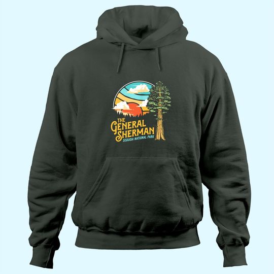 Discover Vintage General Sherman Sequoia National Park Retro Graphic Hoodie