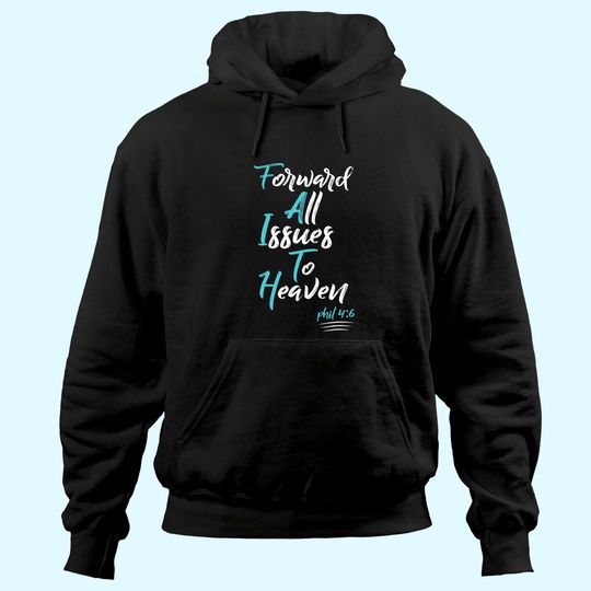 Discover Faith Over Fear Spiritual Uplifting Christian Plus Size Tops Hoodie