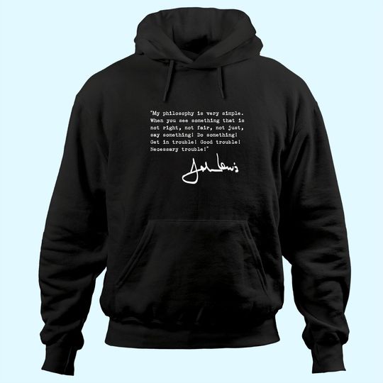 Discover Get in Good Necessary Trouble Hoodie Gift For Social Justice Hoodie