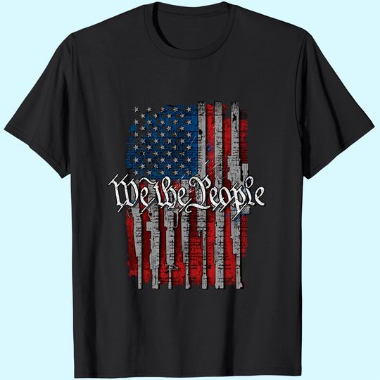 Discover Patriot Pride Collection Collection We The People American Flag Short Sleeve T-Shirt