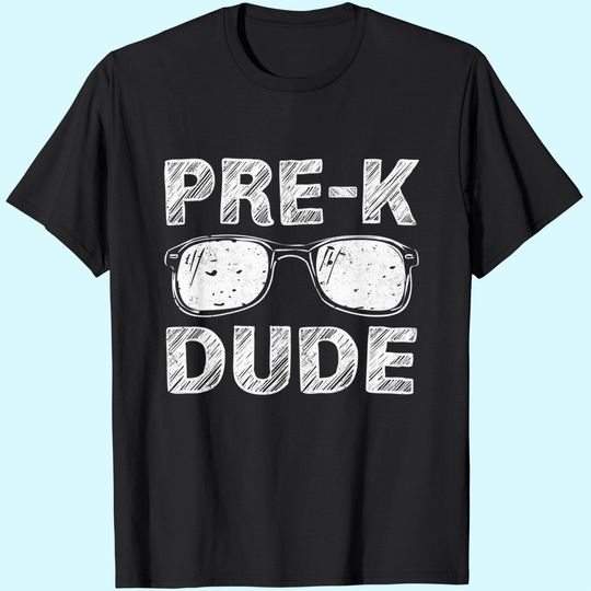 Discover Kids Pre-K Dude First Day of Preschool Back to School T Shirt