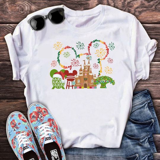 Discover Disney Christmas Vacation Magic Kingdom T Shirt