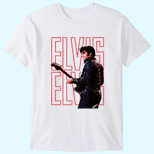 Discover Womens Elvis Presley  68 Comeback Special V-Neck T-Shirt