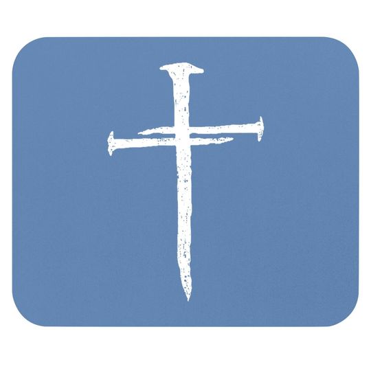 Discover Christian Jesus Nail Cross Mouse Pad