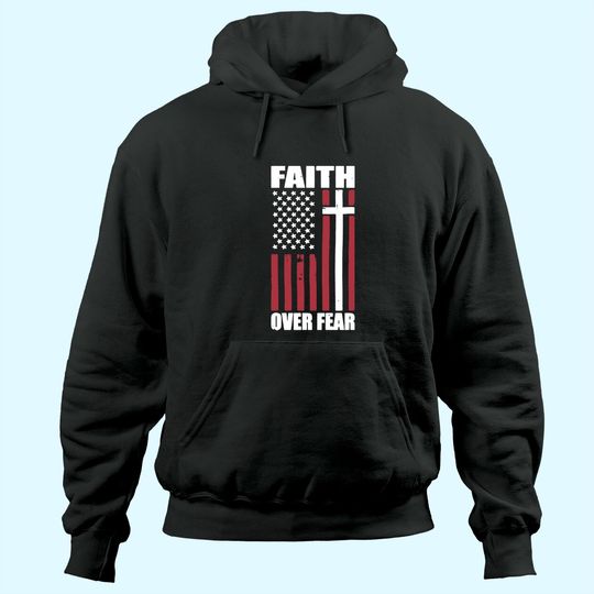 Discover Faith Over Fear Men's Hoodie