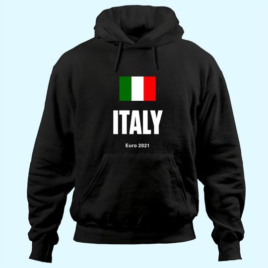 Discover Euro 2021 Men's Hoodie Italy Double Sided Team Flag