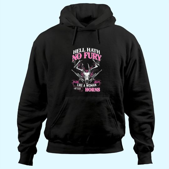 Discover Hell Hath No Fury Like A Woman After Horns Hoodie