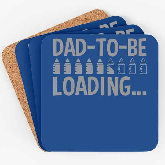 Discover Dad-to-be Loading Bottles Coaster