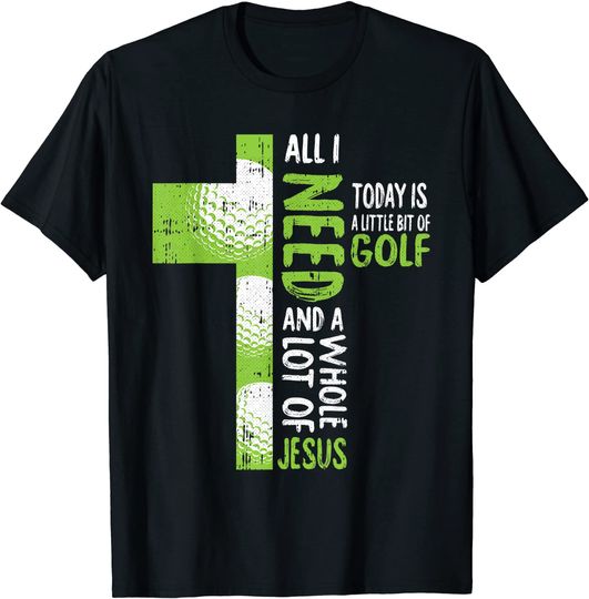 Discover Whole Lot Of Jesus Golf Golfing Sport Lover Christian Golfer T-Shirt