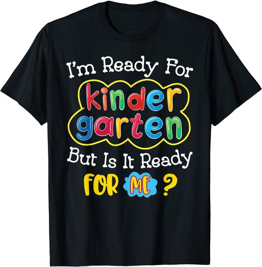 Discover Kids First Day Of Kindergarten Funny Back To School T Shirt
