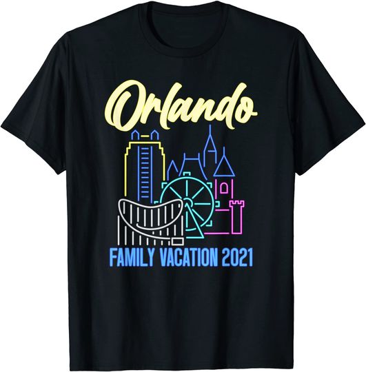 Discover Family Vacation Orlando Matching Summer Vacation T-Shirt