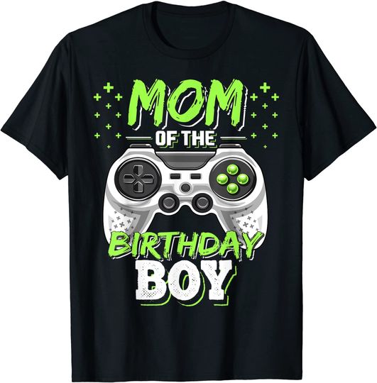 Discover Mom of the Birthday Boy Matching Video Gamer Birthday Party T-Shirt