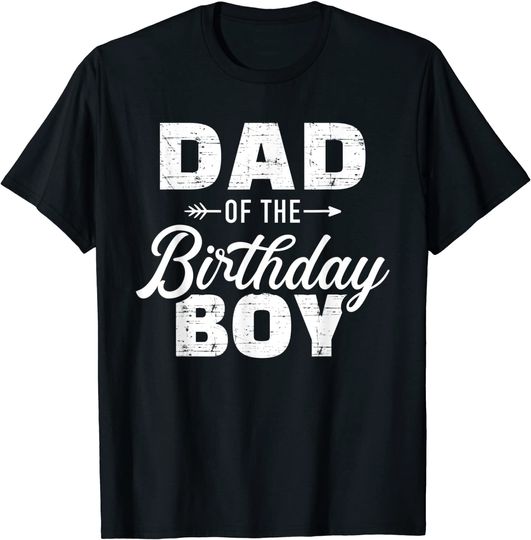 Discover Dad of the birthday boy matching family party T-Shirt