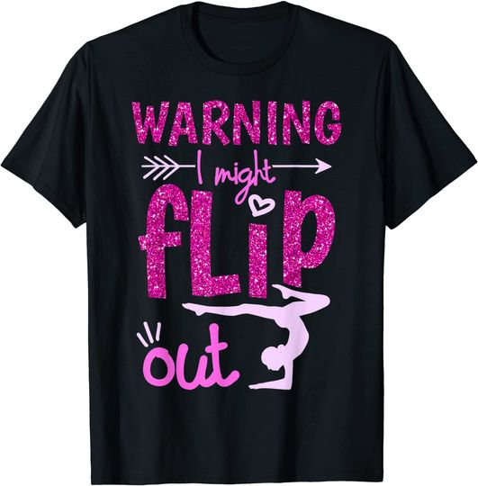 Discover Warning I Might Flip Out Funny Cheerleading T Shirt