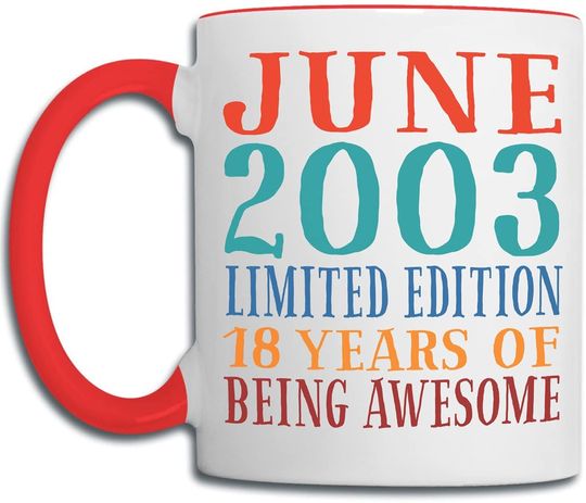 Discover June 2003 Birthday Ceramic Mug
