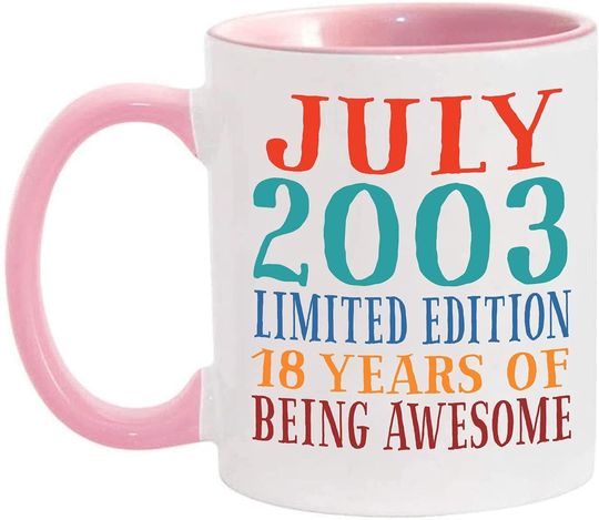 Discover July 2003 Birthday Ceramic Mug