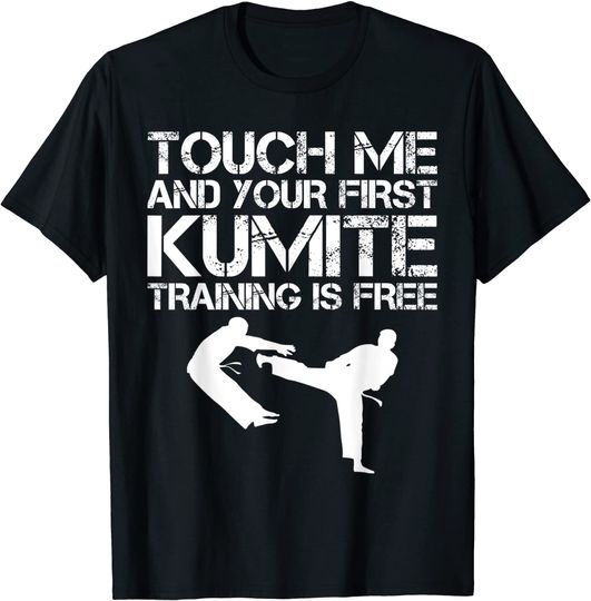 Discover Kumite Training Free & Sports Martial Arts T Shirt
