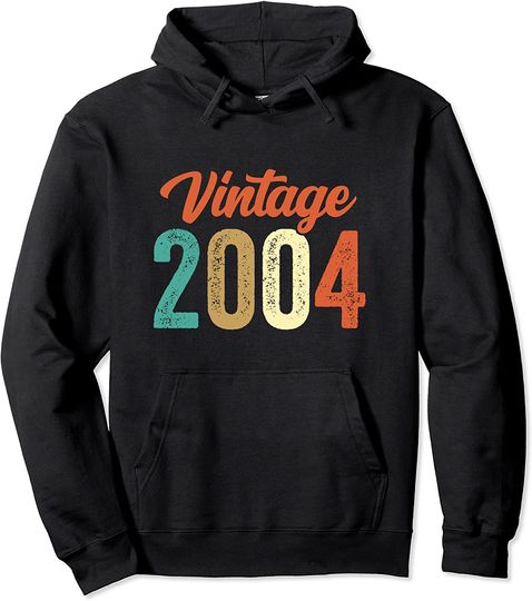 Discover 17 Year Old Boy Born In 2004 Birthday Pullover Hoodie
