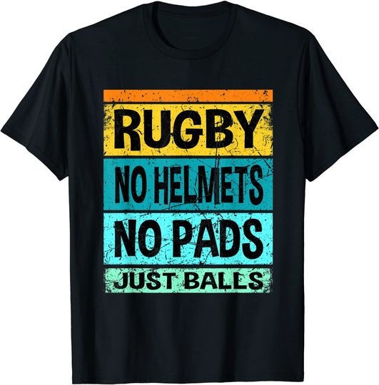 Discover Retro Vintage Rugby Just Balls Players T Shirt
