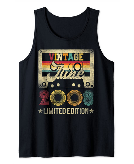 Discover 2008 June 13 Years Old Limited Edition Vintage Tank Top