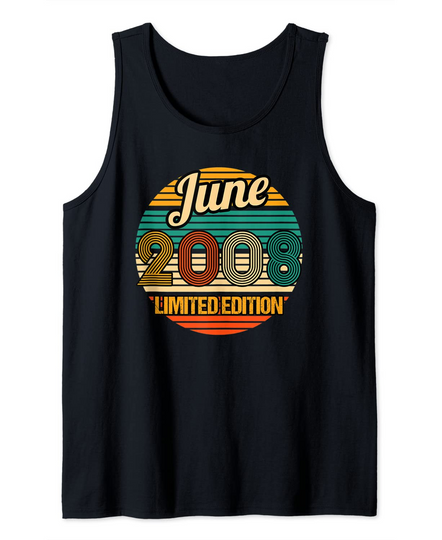 Discover June 2008 Limited Edition 13th Birthday Boys Tank Top
