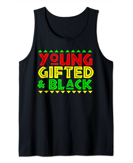 Discover Young Gifted and Black Tank Top