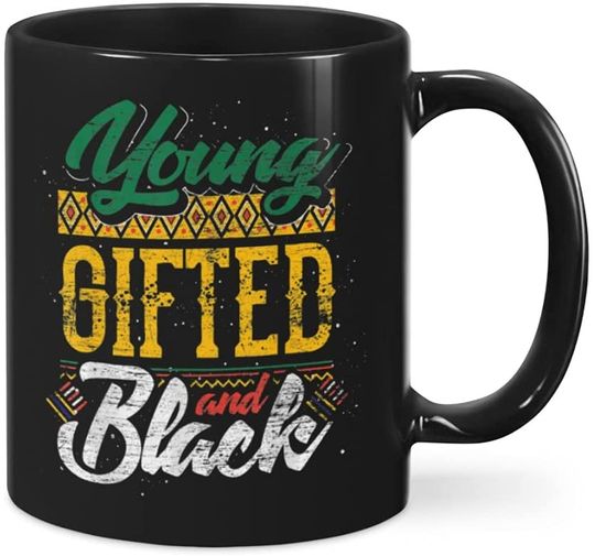Discover Young Gifted And Black Mug With Handle
