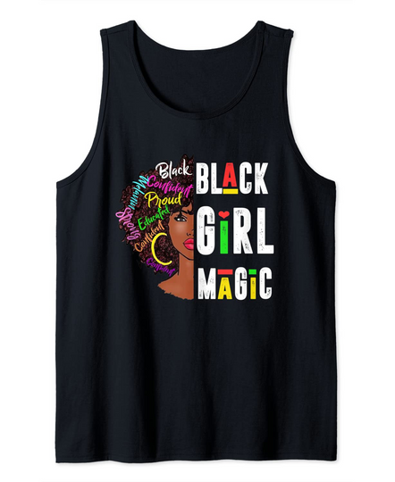 Discover Young Gifted Black Gift Black Girl Magic and Black History Tank Top
