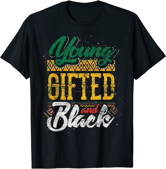 Discover Young Gifted And Black Black History Month African American T-Shirt