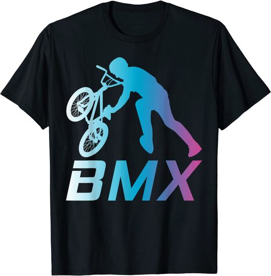 Discover BMX Bike Rider Freestyle BMX Bicycle Lovers Retro Vintage T-Shirt
