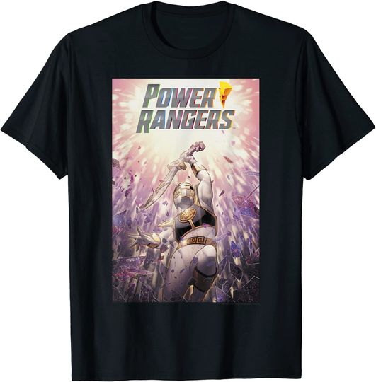 Discover Power Rangers White Ranger Poster T-Shirt