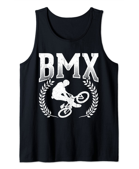 Discover BMX Dirt Bike Freestyle Rider Geschnek Retro Tank Top