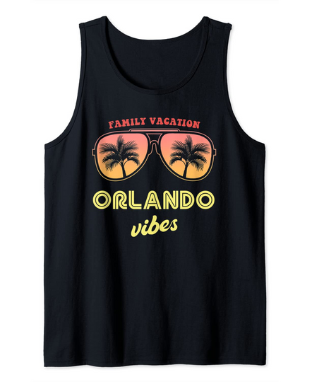 Discover Orlando Summer Vibes Family Vacation Shirts 2021 Tank Top