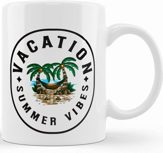 Discover Personalized Vacation Mode On, Fun Holidays, Vacation Vibes Cup, Super Gift, Ceramic Novelty Coffee Mugs 11oz, 15oz Mug, Tea Cup, Gift Present Mug For Birthday, Christmas Thanksgiving Festival